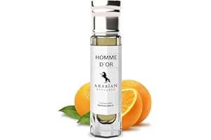 ARABIAN OPULENCE FR84 HOMME D'OR olejek perfumowy dla mężczyzn. 6 ml butelka w rolce. Obuchość arabska. Kwiatowy/pudrowy/drewno/aromatyczny/kakao