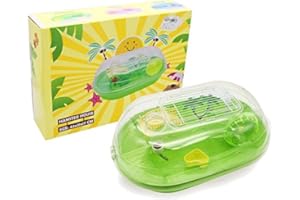 BPS(R) BPS® Cage Hamster Chalet Maison pour Hamster avec échelle abreuvoir roue et maison, haute qualité 3 couleurs 44*31*17 cm bps-1378