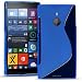 Produktbild Nokia Lumia 1520 Hülle, Conie Mobile Ultra Slim Backcover Schutzhülle TPU Silikon Rückschale Cover in Blau