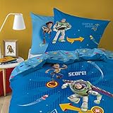 Disney Parure de lit Toy Story 4 - Housse de Couette + taie d'oreiller