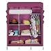 Produktbild Teamyy Tragebar Kleiderschrank Faltschrank Garderobenschrank Textil Stoffschrank Campingschrank