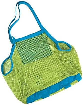 SySrion® Brand and New Sand Away Beach Mesh Bag Tote (Swim, Toys, Boating. Etc.) Stay Away From Sand --Xl Size (Green)