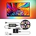 Produktbild ONEVER Ambilight USB-LED-Lichtstreifen, TV/PC-Hintergrundbeleuchtungs-Vorspannungs-Kits mit Dream Color Light Box Für alle LCD-Flachbildschirme, Ambibox/Prismatik-App