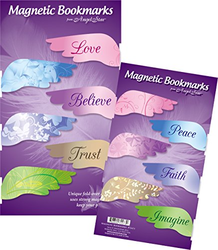 Angelstar 72473 Engel Flügel Magnetische Lesezeichen, 6 Stück, 2–1/2 Zoll - 2
