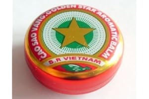 3g Golden Star Balm - Cao Sao Vang (Only From Vietnam) for Couchsurfing by CENTERPHARCO