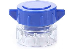 SuPVOX - Tritapillole con contenitore in plastica multifunzione, portatile, colore: blu.