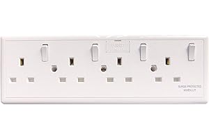 ETERNA Socket Converter 1 or 2 Gang to 4 Gang