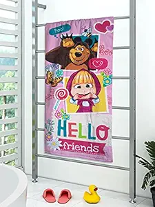 Athom Living Mash & The Bear Kids Bath Towel 350 GSM 60x120 cm