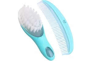 SUPVOX baby hair brush and comb set Scalp Grooming Massager for Newborns Infants