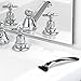 SHAVE-LAB - FIRE - Manual Razor with 4x Razor Blades (P.6 - 6 blades - for men, black)