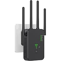 Ripetitore WiFi AXFEE 1200Mbps - Dual Band 2.4/5GHz, 4 Antenne, Modalit&agrave; Router/AP/Ripetitore