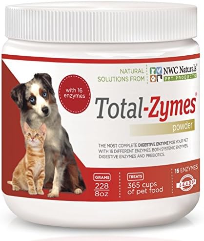 NWC Naturals - Total-Zymes- Digestive Enzymes for Dogs and Cats - Treats 365 Cups of Pet Food