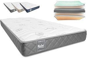 ZZ DON DESCANSO Don Descanso - Colchón 80x180 Viscoelastico Mulhacen DualSense, Altura ± 15cm. Multicapa con Núcleo GravityFoam, Firmeza Alta, Doble Cara Invierno/Verano, Transpirable. Fabricado en España, Gris