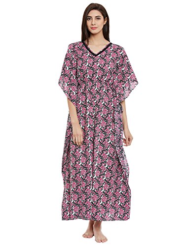 Clovia Women Paisley Print Kaftan Style Nighty RS.599 (60.00% Off) - Amazon