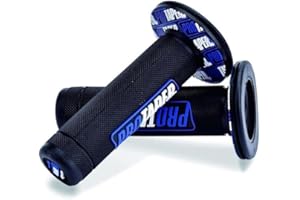JiaWell 7/8" 22mm Universal Powersports Griffe Motorrad HandleGrips Pro Dirt Pit Bike Griffe Kompatibel Mit Yamaha Honda Kawasaki BMW Suzuki ATV Pocket Bikes Mini Quads(Blau-1)