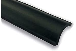 Pescaplanet 5 Metri di Guarnizione Copriviti per Camper 12mm Disponibile Bianca Grigia o Nera (Nera 11 mm)