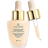 Collistar Fondotinta Siero Nudo Perfetto SPF 15, Texture Super Fluida, Coprenza Modulabile ed Effetto Satinato, Per Tutti i T
