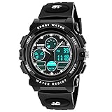 ❤Exquisite Verpackungsbox: Die Uhr ist gut verpackt in einer stilvollen und schönen Geschenkbox, die für Ihre besonderen Geschenke für Kinder, Ihre Freunde oder Familienmitglieder, große Festgeschenke, Geburtstagsgeschenke oder Besuchsgeschenke und Anzüge für alle Outdoor-Aktivitäten geeignet ist. Wir empfehlen es dringend für Kinder von 4-12 Jahren. Die Uhr kann Kindern dabei helfen, die gute Angewohnheit zu entwickeln, Zeit zu schätzen. Es ist cool und nützlich. Kinder mögen es auf jeden Fall.