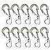 Produktbild HCFKJ 10PCS Mini Carabiner Keychain Mountaineering Spring Tactical Survival Equipment (SILBER)