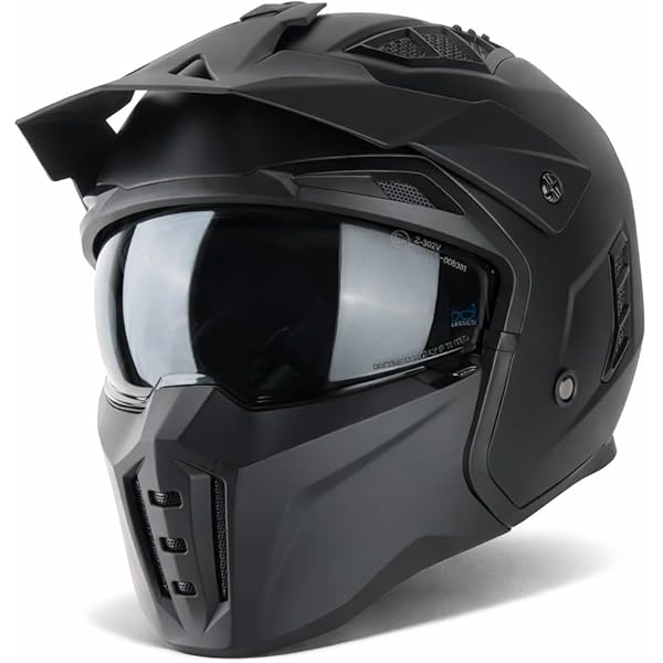 DMD Seventyfive S Waves Motorcycle Helmet Automotive