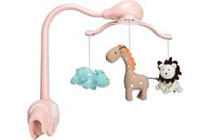 Cutie Pumpkin Bedside Cot Mobile,Baby Music Mobile for Next to Me Crib,Co-Sleeper Mobile with Nursy Lights,Relaxing Music and Natural Sounds. Includes Light Projector with Stars and Shapes.