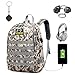 Produktbild FOONEE pubg Rucksack USB Ladekabel Rucksack pubg Rucksack Level 3 mit Helm Anhänger Pfanne Anhänger Paste