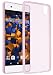 Produktbild mumbi UltraSlim Hülle für Sony Xperia XA Schutzhülle transparent pink (Ultra Slim - 0.70 mm)