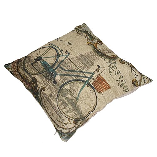 Sunnywill Kissen Fall Sofa Taille Werfen Kissen Abdeckung Haus Dekor Nur Deckel (B) - 3