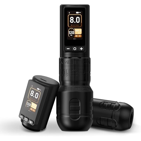 Ambition Zetton Wireless Tattoo Machine, Tattoo Machine with