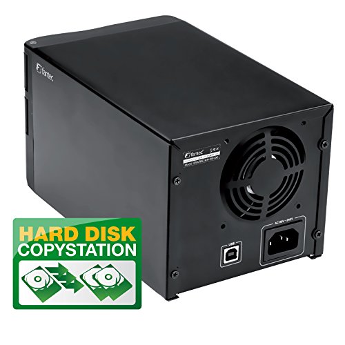FANTEC MR-35HDC 2x 8,9cm (3,5 Zoll) SATA Festplattengehäuse mit RAID 0/1/JBOD/BIG und USB 2.0 - 3
