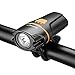 Produktbild LED Fahrradlicht, Movaty L30 fahrradbeleuchtung USB Bike Light Wiederaufladbare Fahrrad Licht Fahrrad Frontlicht Scheinwerfer Taschenlampe, 450 Lumen,3 Licht-Mod