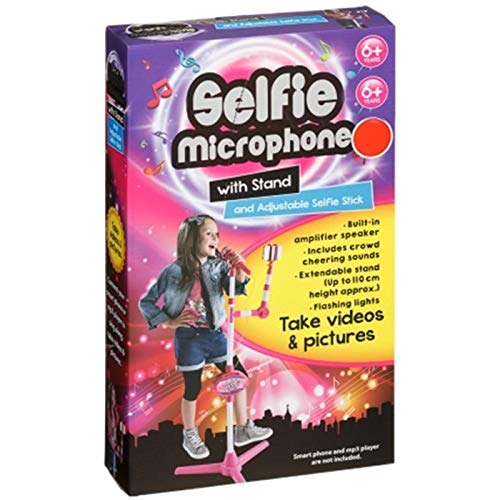 New Elegent Party Selfie Microphone with Stand & Adjustable Selfie Stick For Kid's