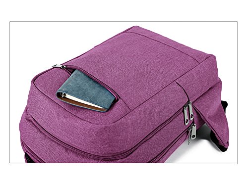 EssVita Vintage Rucksack Herren Damen Unisex School Student Oxford Laptop Rucksack Retro Rucksäcke Schulrucksack - 5