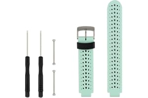 FUFSAWS Fit-power Bracelet de rechange en silicone souple pour montre connectée Garmin Forerunner 235 / 235 Lite / 220 / 230 / 620 / 630 / 735