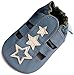 MiniFeet Premium Soft Leather Baby Shoes, Boys Blue Sandal 12-18 Months