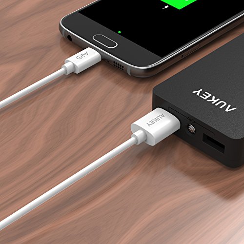 AUKEY Micro USB Ladekabel 5 Pack: 1m *3+0.3m*2 USB Kabel für Micro Gerät wie Samsung / HUAWEI / Sony / Powerbank Weiß - 7