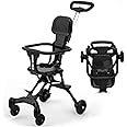 Pocket Stroller for Travel Stroller for Airplane- Portable Compact Airport Stroller - Small Stroller for Toddler Travel - All Terrain Stroller for Toddler Stroller for Upto 65 Lbs.
