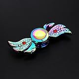 Bescita Regenbogen Aluminium Metall Tri Hand Finger Spinner Fidget EDC Schreibtisch Spielzeug Gyro Geschenk - 3