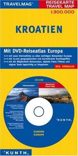 Preisvergleich Produktbild Reisekarte : Kroatien (+ DVD-Rom)