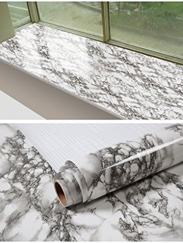 Marble Effect CounterTop Contact Paper Film Vinyl Self Adhesive Decor Wallpaper,6,20" x 48"(50cm x 122cm) DHY