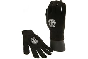 Official Licensed Everton F.C - Junior Knitted Black Gloves