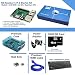 Produktbild Maker-Sphere Raspberry Pi 3 Modell B Quad Core Komplettes Starter Kit mit Deutsch-Layout Mini Wireless Keyboard (Raspberry Pi B + 16 GB SD-Karte + Case + Stromversorgung + HDMI-Kabel + 3 Stück Heatsink) (Blue)