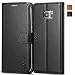 Produktbild Galaxy S7 Edge Hülle, TUCCH Handyhülle Samsung Galaxy S7 Edge, Schutzhülle [Lebenslange Garantie] mit Kartenfach Standfunktion Magnetverschluss, Schwarz