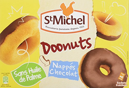 Book's Cover ofST MICHEL Donut Nappés Chocolat 180 g Pack de 9