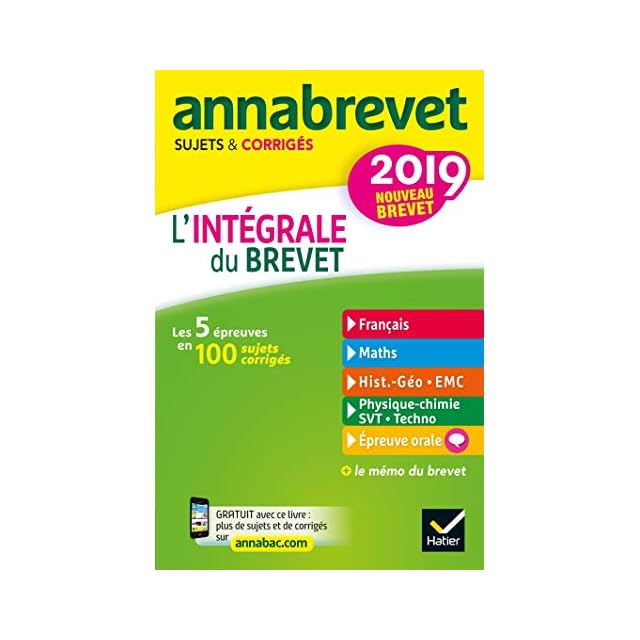 Maxi Annales Abc Du Brevet 2019 - 