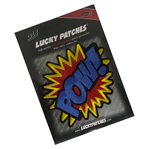 Logo Aufnäher / Iron on Patch “ Comic Style POW „ - 2