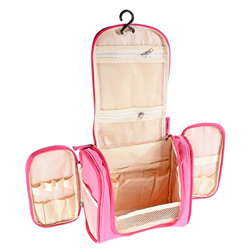 iRegro Wasserdicht Große multifunktionale Kulturtasche, Kosmetiktasche, Premium Kulturbeutel, Kulturbeutel Dusch-Tasche für Reisen, Pflegeprodukte, Makeup usw.