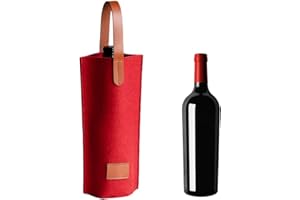 VYIBPDY 1PCS bolsa botella vino,bolsa para botella de vino, para botellas de vino con asa, para regalo, boda, bautismo, cumpleaños