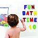 Bath Letters And Numbers With Bath Toy Organizer. The Best Educational Bath Toys with Premium Bath Toy Storage and Non Toxic BPA Free Foam Letters. The Perfect Gift With Free Bonus Toddler Care Guide E-Book