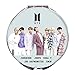 Produktbild Skisneostype BTS Faltbarer Spiegel, KPOP Bangtan Jungen Jungkook Jimin V Suga Jin J-Hope Rap Monster Mini Handspiegel für The Army(Style 01)